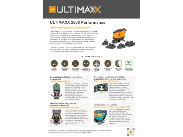 Ultimaxx 2900 Accu Schrobzuigmachine Dubbel Disc