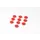 Memomagneten Smit Visual 25mm Rood Rond 10 stuks