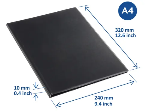 Showmap Rillstab A4 RI99424 1 Kanaals 20 Tas Zwart