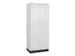 armoire vestiaire noir et blanc,HxlxP 1950x800x500mm,2compart.