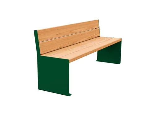 zitbank,B 1800mm,3latten,hout-zitting licht eikenhout,zitting H 450mm