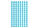 Etiquette Avery Zweckform 3011 Rond 8mm Bleu 416 pcs