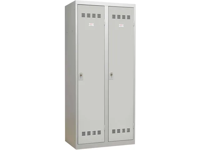 Industriële garderobekast vuile industrie 2 deuren