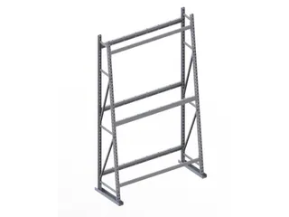 magazijnrek voor profielen,grondveld,eenzijdig,HxBxD 2500x1400x500mm - 3