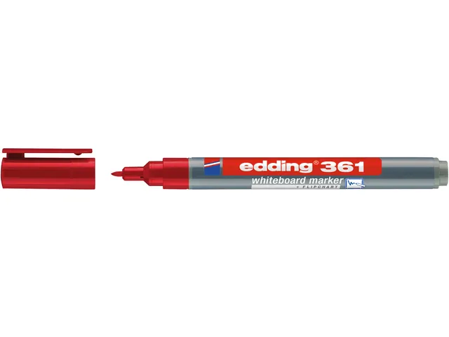 Whiteboardmarker edding 361 rond 1mm rood