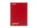 spiraalschrift A4 80 blad gelijnd rood