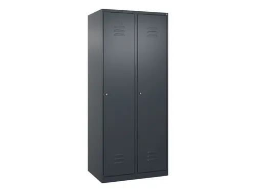 locker voor scheiding van kleding,HxBxD 1850x800x500mm,2vak