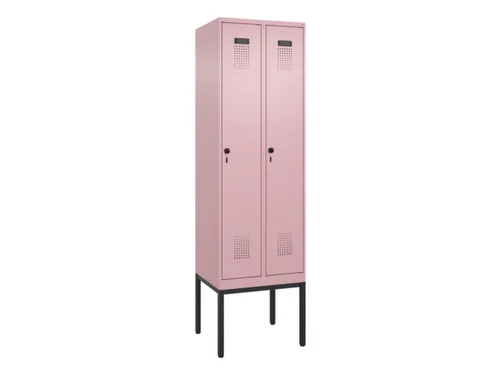 locker,HxBxD 2120x600x500mm,2vak,vak B 300mm,draaigrendel