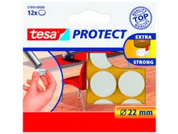 Beschermvilt Tesa antikras 57893 22mm rond wit