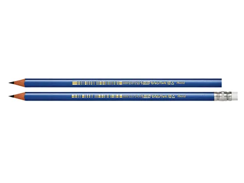 Potlood Bic Evolution driehoekig HB met gumtop