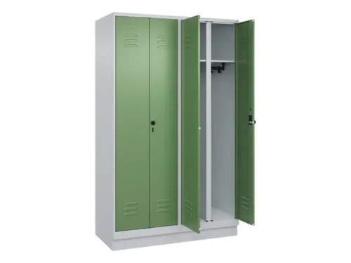 locker voor scheiding van kleding,HxBxD 1950x1200x500mm,4vak