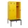locker met bank,HxBxD 1950x900x815mm,3vak,vak B 300mm,draaigrendel
