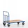 kopwandwagen,draagverm. 400kg,laadvl. LxB 850x400mm,houtplaat,1wand