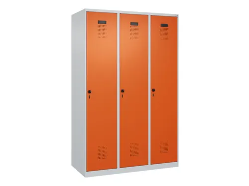 locker,HxBxD 1850x1200x500mm,3vak,vak B 400mm,draaigrendel