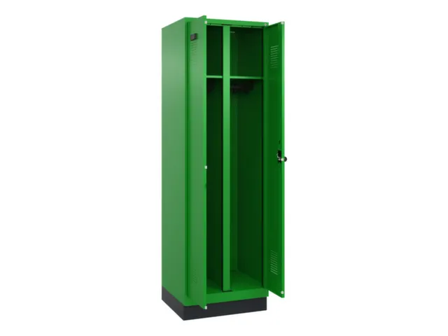 locker voor scheiding van kleding,HxBxD 1950x600x500mm,2vak