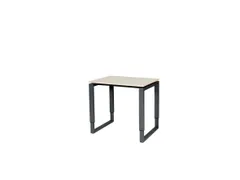 Domino Plus Bureau Hoogte Verstelbaar 800x600mm Robson Eiken Zwart