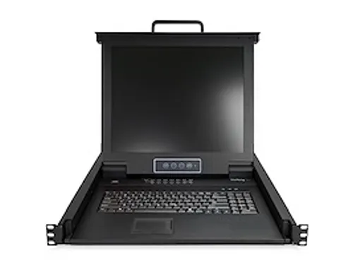16 port KVM Rack Console met 1,8m Lange Kabels 17 inch Lcd