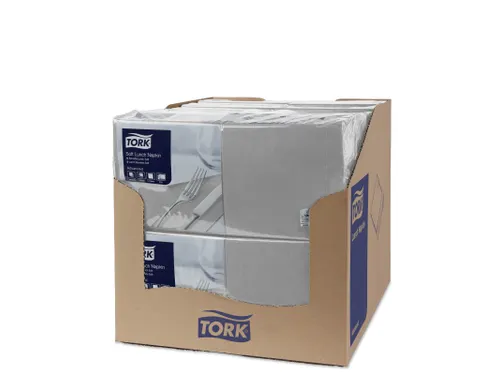 Tork 477869 Soft Lunchservet Advanced Grijs 33x33cm