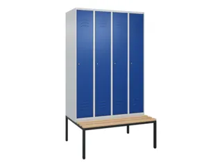 locker voor scheiding van kleding,HxBxD 2120x1200x815mm,4vak - 1