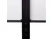 Verlichte Infostandaard LED Slide In A1 Zwart