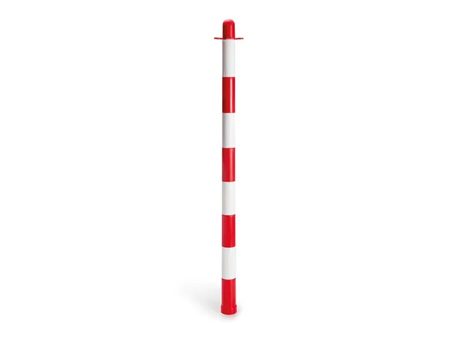 Afzetpaal 90cm Rood Wit