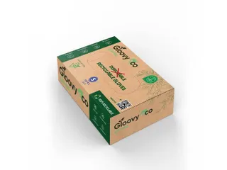 Gloovy Eco Duurzame Hygiëne Handschoen Blauw Maat L 20x100 stuks - 3