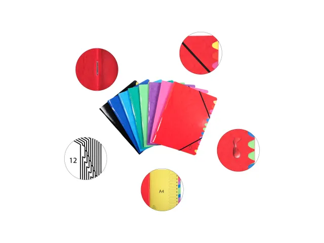 Sorteermap IDERAMA g eniet 12 vak ass