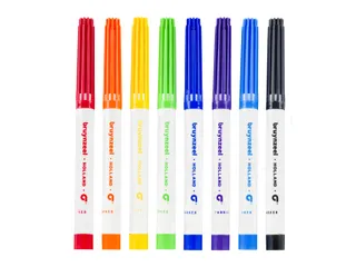 Textielstift Bruynzeel Teens assorti 8 stuks - 2