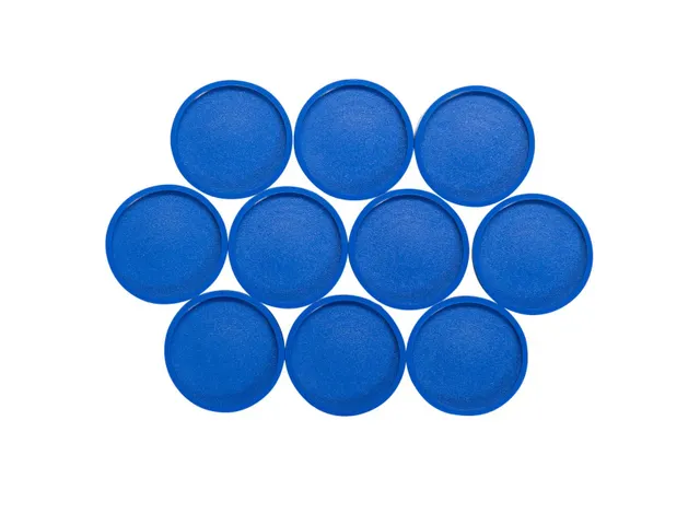 Industriële magneet Ø 30mm 10 Stuks Blauw