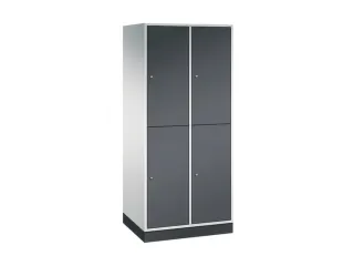 grootvolume garderobekast,HxBxD 1950x820x600mm,2x2vak.,vak B 360mm - 2