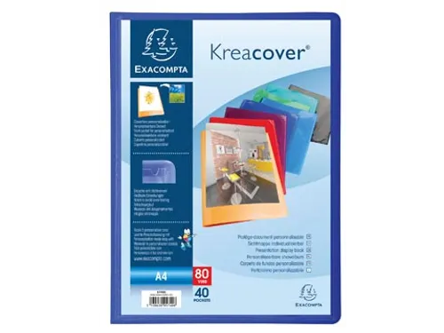 Exacompta Showalbum Kreacover A4 40 Tassen Assorti