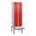 locker voor scheiding van kleding,HxBxD 2120x600x815mm,2vak