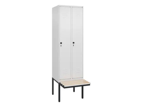 locker voor scheiding van kleding,HxBxD 2120x600x815mm,2vak