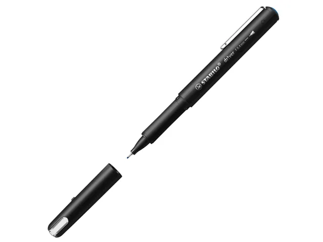 Fineliner STABILO dr!ver Fijne punt 0.4 mm Blauw