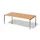 vergadertafel/directiebureau,HxBxD 740x2400x1200mm,rechthoekig