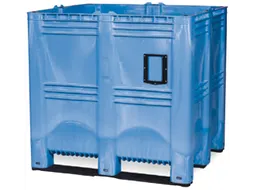 Mega-Stapelcontainer Pe 1250x1300x1150mm 1400 liter Gesloten Blauw