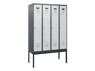 schoollocker,HxBxD 1950x1200x500mm,4vak,vak B 300mm,cil.-slot - 2