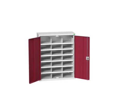 post-/sorteerkast 1000x800x350mm 3x7vakken RAL7035+RAL3004