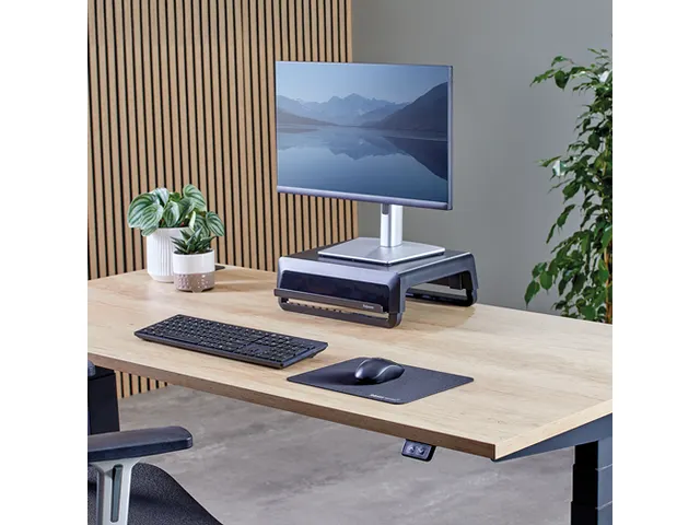 Muismat Fellowes Breyta XL zwart 21x28cm