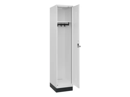 locker,HxBxD 1950x400x500mm,1vak,vak B 400mm,draaigrendel,sokkel
