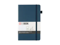 Notitieboek Sakura hard cover large lijn deep indigo 130x210mm