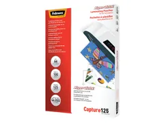 Lamineerhoes Fellowes Superquick A4 125 Micron glanzend Voordeelbundel