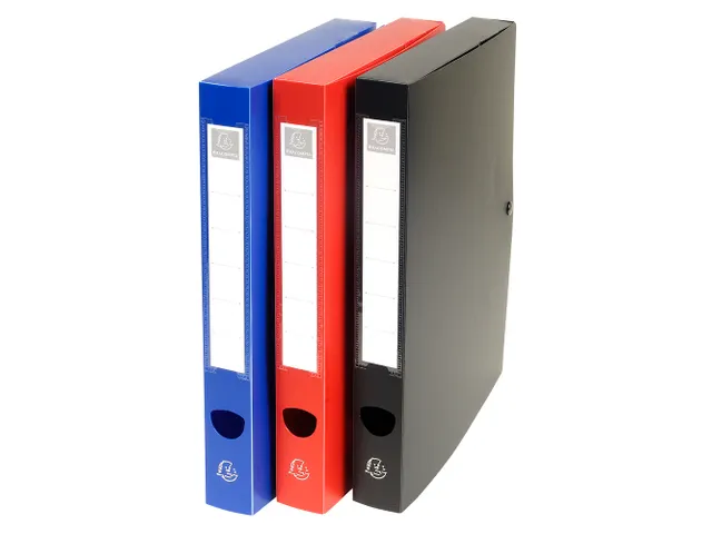 Boite de classement à pression Dos 80mm polypropylène 7/10e Opaque -