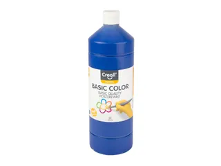 Plakkaatverf Creall basic donkerblauw 1000ml - 1