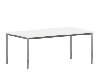 In hoogte verstelbaar bureau,HxBxD 720-840x1800x1000mm,Bl-wit - 2