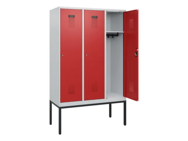 schoollocker,HxBxD 1950x1200x500mm,3vak,vak B 400mm,cil.-slot