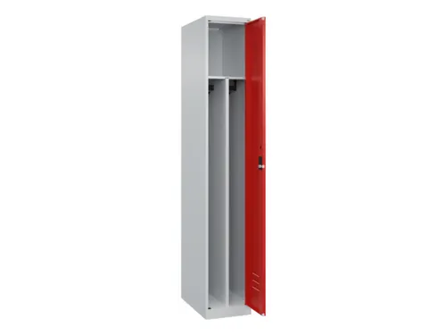 locker voor scheiding van kleding,HxBxD 1850x300x500mm,1vak
