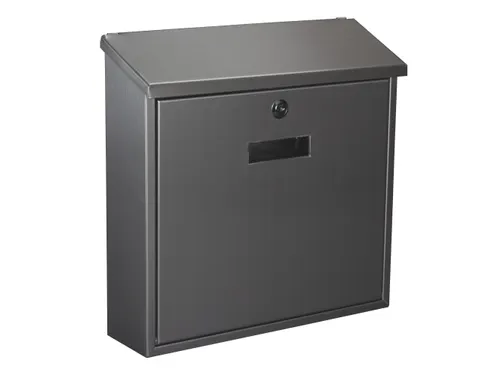 Brievenbus Monaco Inox met naamplaatje incl. 2 sleutels 36.8x36.5x10cm