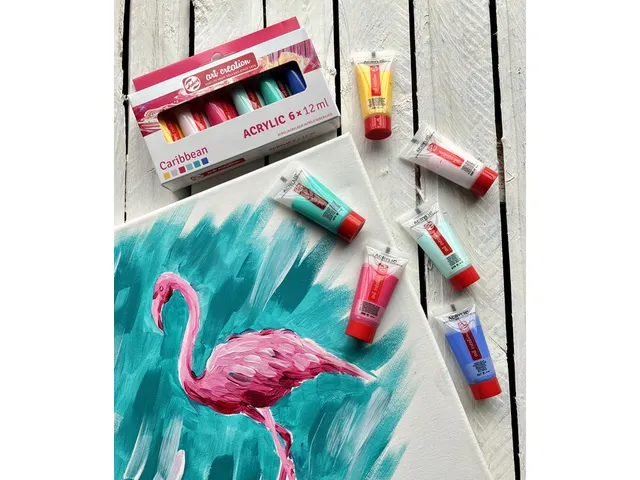 Acrylverf Talens Art Creation Caribbean 12ml set à 6 kleuren