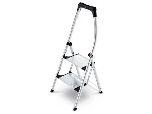 vouwtrapje bordes H 490mm 2treden aluminium